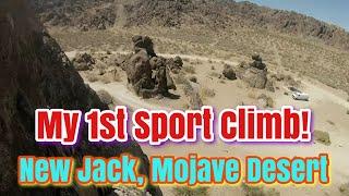 GoPro Climbs: My FIRST Sport Climb - New Jack City, California - Mojave Desert