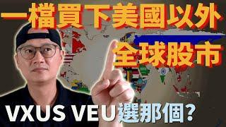 美股ETF|一檔股票買下美國以外的全球市場 非美股市ETF VXUS/VEU那個好?|美股ETF|指數化投資|先鋒領航|先鋒基金|指數型基金|美股ETF