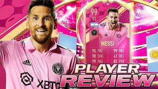 OMG!! 99 PREMIUM FUTTIES LIONEL MESSI SBC PLAYER REVIEW - FIFA 23 ULTIMATE TEAM