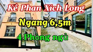 Bán nhà Phú Nhuận; căn góc mới 1 trệt 2 lầu có 4PN