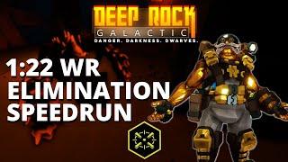 Deep Rock Galactic | Dreadnought Elimination | 1:22 World Record