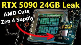 Nvidia RTX 5090 24GB Leak | AMD cuts Zen 4 Supply | Intel Arrow Lake & Z890 Release Date