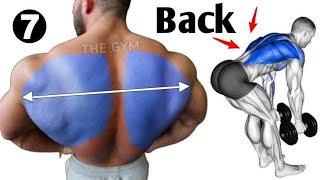 Grow A Bigger Back | 6 Best Back Workout Exercises for a Bigger Back Naturally | BACK WORKOUT