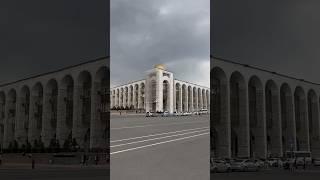 #bishkek  city street view #kyrgyzstan