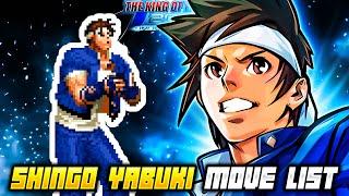 SHINGO YABUKI MOVE LIST - The King of Fighters 2002 Unlimited Match (KOF2002)