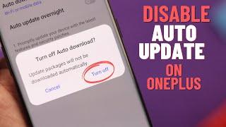 How to Stop Auto System Update in OnePlus! [Turn Off]