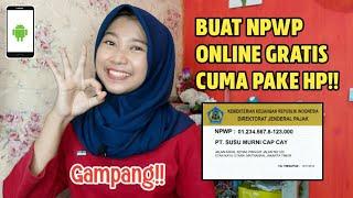 CARA DAFTAR NPWP ONLINE DARI AWAL SAMPE JADI!! *Gratis!! #CaraRifa || Riri Fajrh