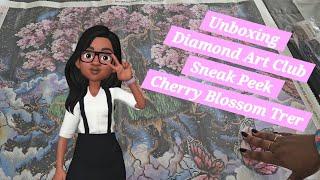 Unboxing Diamond Art Club Sneak Peek ️ Cherry Blossom Tree️