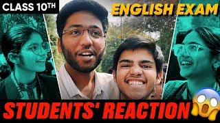 Students Reaction  - ENGLISH Class 10th Boards 2023  | Shobhit Nirwan