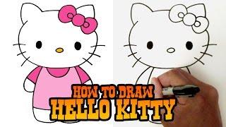 How to Draw Hello Kitty - Step by Step Video