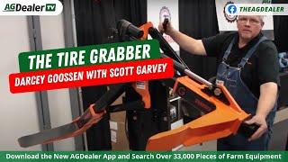 The Tire Grabber Darcey Goossen with Scott Garvey at Canada's Farm Progress Show - AGDealerTV