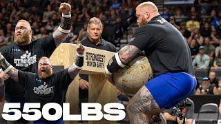 550LB STONE FOR 2 REPS! | HAFTHOR BJORNSSON