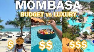 BUDGET vs LUXURY in Mombasa Kenya | Everything you need to know 3 INCREDIBLE RESORTS!