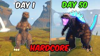 Surviving 50 Days HARDCORE Kaiju Universe?