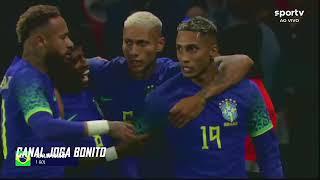 Seleção Brasileira x Tunísia   Gols e Melhores Momentos   Amistoso 27 09 2022