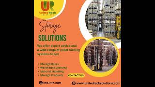 Optimize Your Warehouse with United Rack Solutions' Expert Pallet Racking Systems #palletracking