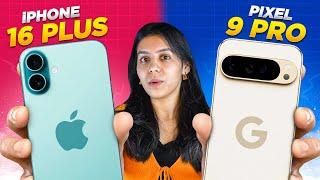 iPhone 16 Plus vs Google Pixel 9 Pro comparison in Hindi - The ultimate Android vs iPhone battle! 