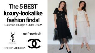 5 OF THE BEST LUXURY-LOOKALIKE FASHION FINDS - LOOK HIGH-END ON A BUDGET! ITEMS UNDER £100