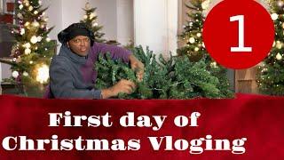 First day of Christmas Vloging putting up Christmas tree   ￼