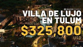 VILLA DE LUJO EN TULUM A MINUTOS DEL MAR CARIBE DESDE $325,800 USD