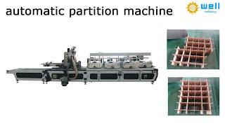 automatic corrugated partition assembler machine