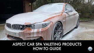 Aspect CarSpa Valeting & Detailing Products - A Guide #valeting #detailing #tutorial #BMW #M4 #F82