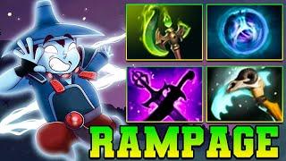 Rampage + 26 Kills Storm Spirit Dota 2 Pro Mid Lane Gameplay Guide Item Build Skills Mid Patch 7.37