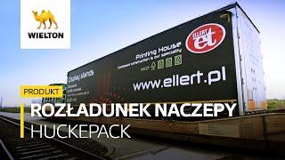 Rozładunek naczepy WIELTON NS3KM M2 huckepack