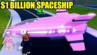 SECRET 1 BILLION CASH SPACESHIP | Roblox Jailbreak