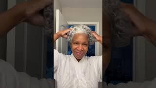 Wash day @maison276  #silversisters #washdayroutine #midlifeinfluencer #grayhairdontcare