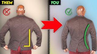 How To Tailor A Suit Jacket Yourself (EASY TUTORIAL)