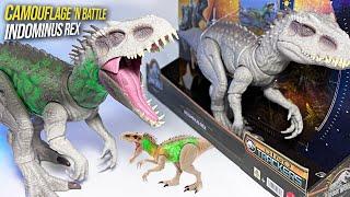 NEW Camouflage and Battle Indominus Rex! Jurassic World Dinosaurs Toys Collection