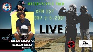 MOTORCYCLE TALK with @Indian_Motorcycle ambassador @RickyNotSoMartin AND Also @BrandonBicasso!!