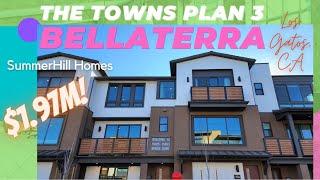 $1.97M! Los Gatos | Summer Hill New Homes | BellaTerra | The Towns Plan 3