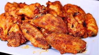 Crispy Tender Fried Chicken Wings in the Oven - How to Make Fried Chicken in the Oven