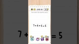 Brain Test Level 123 Answer - How does this equation work