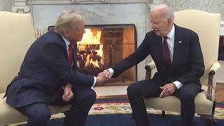 Donald Trump Visits Joe Biden at White House: See Inside Their Presidential Meeting