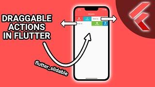 Flutter Tutorial - Draggable Options or Dismiss (flutter_slidable) #Flutter #AppDevelopment