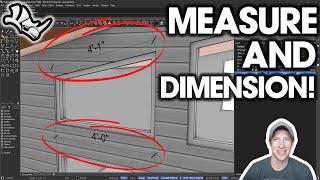 How to MEASURE DISTANCES and ADD DIMENSIONS in Rhino 3D!