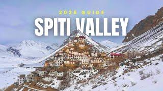 SPITI VALLEY ITINERARY 2025 | Places to visit in Spiti | Tabo, Dhankar, Kaza, Key monastery & more!!