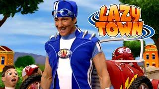 Fastest pit stop OF ALL TIME | Lazy Town