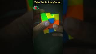 Making Bangladesh  flage on 3x3 cube #puzzlecube #zain #cubers #rubikscube/Zain Technical Cuber