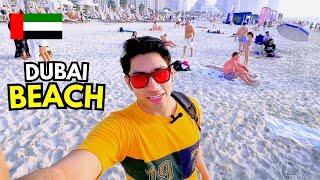 Dubai Marina Beach 2023 The Ultimate Beach Destination #dubai #jbrbeach #dubaimarinabeach #vlog