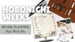 HOBONICHI WEEKS // Work Planner // Plan With Me feat. Let's Plan It // KarynaLovesToPlan