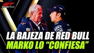  ¡ULTIMA HORA! La BAJEZA de RED BULL con CHECO  MARKO lo CONFIESA TODO  F1