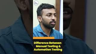 Software Testing | Manual VS Automation Testing | #shorts #testing