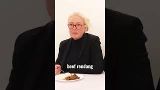 Foreigners Try Beef Rendang For The First Time #shorts