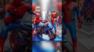 Spiderman surprising his son with a Superbike️ #spiderman #marvel #brawlstars