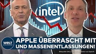 BÖRSE AM MITTAG: INTEL-KRISE - Gewinneinbruch und Stellenabbau! - Apple überrascht mit Umsatzplus