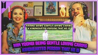 PRODUCERS REACT [ARCHIVE] - BTS Min yoongi being gentle loving caring kindhearted person Reaction